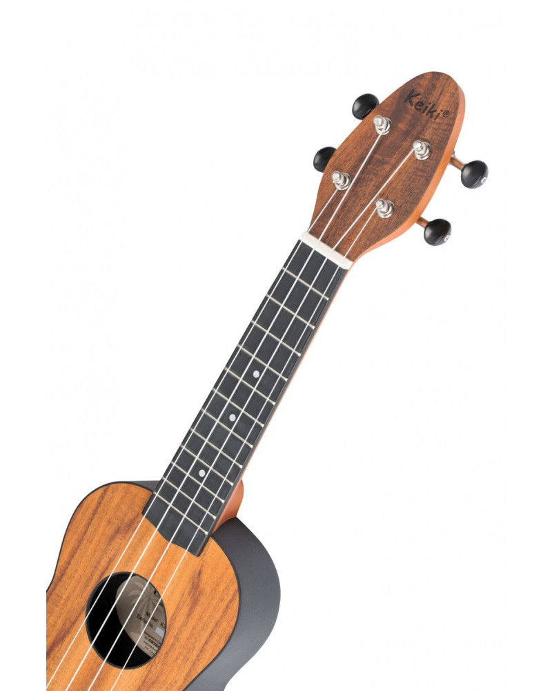 KEIKI K3 Series Soprano Ukulele Set - Acacia Natural / ABS