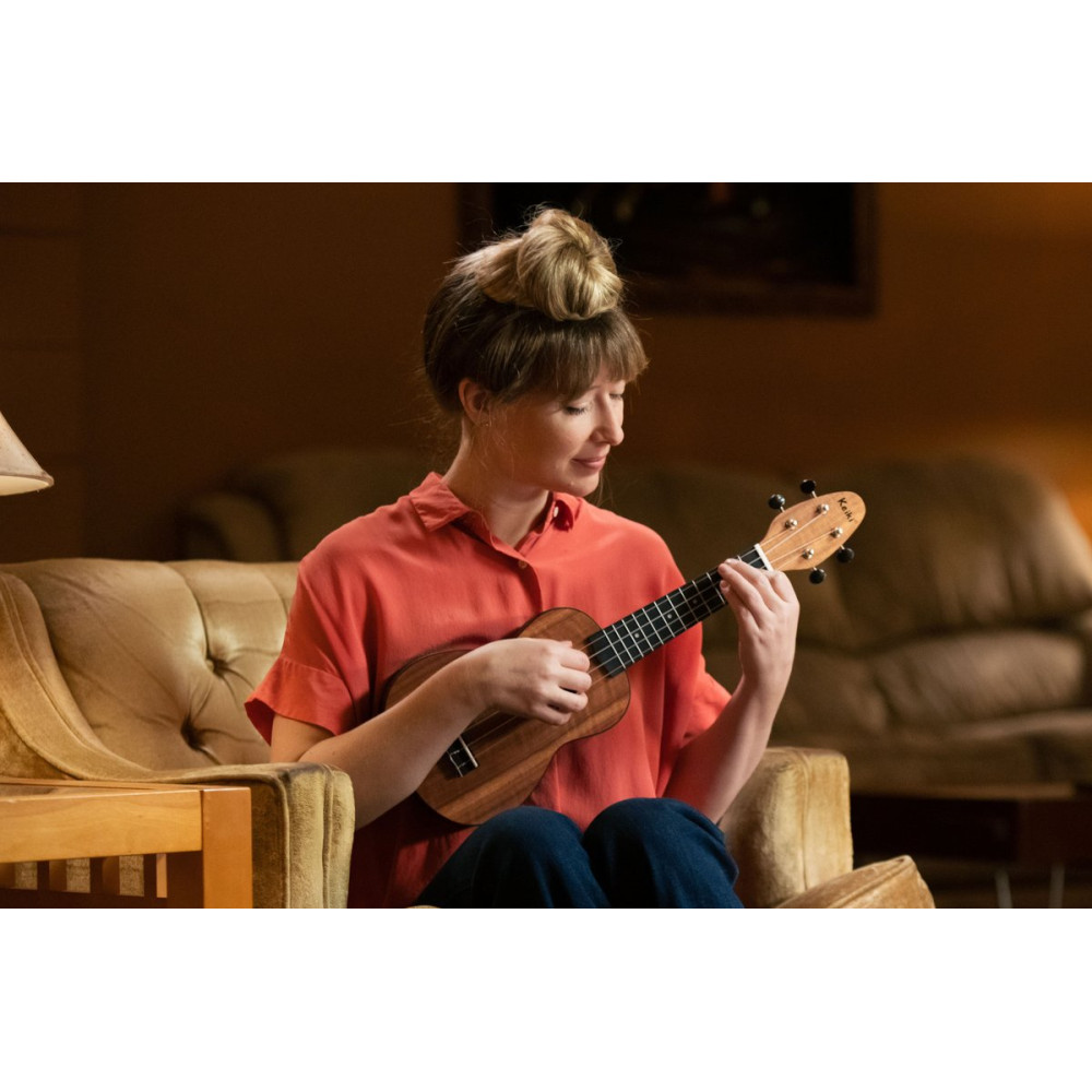 KEIKI K3 Series Soprano Ukulele Set - Acacia Natural / ABS