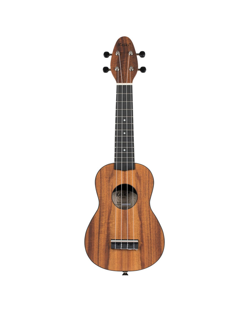 KEIKI K3 Series Soprano Ukulele Set - Acacia Natural / ABS