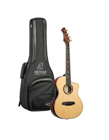 Ortega KT-WALKER-V3 Ken Taylor Signature Series Acoustic Bass 4-String - Natural + Gig Bag