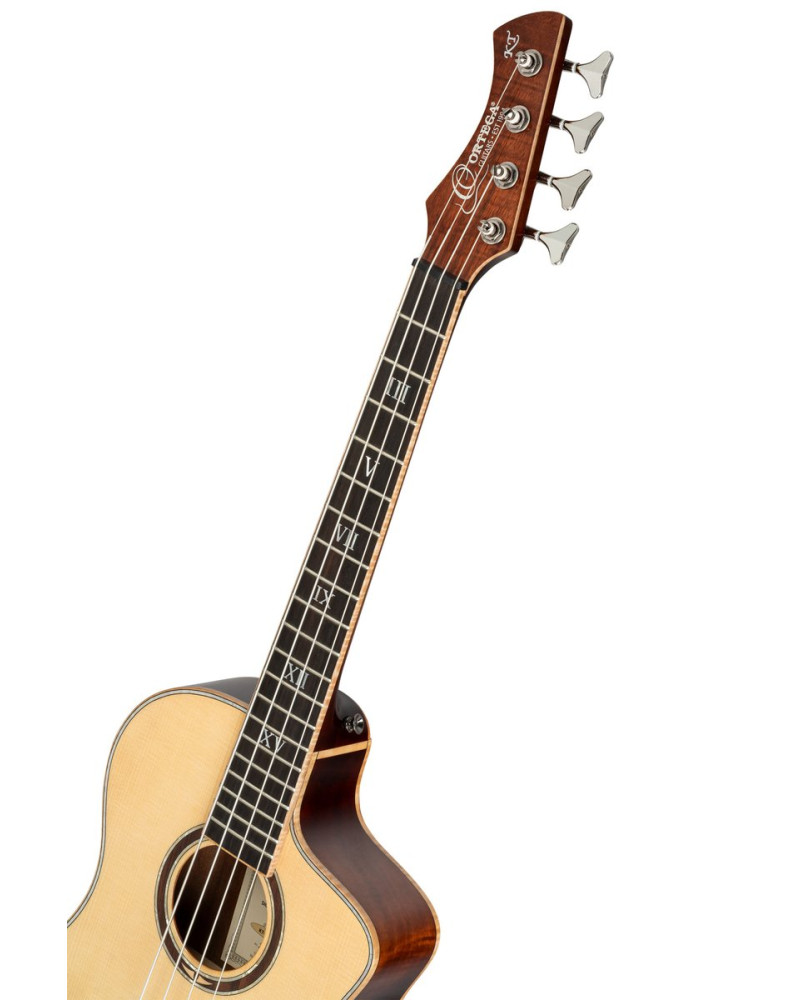 Ortega KT-WALKER-V3 Ken Taylor Signature Series Acoustic Bass 4-String - Natural + Gig Bag