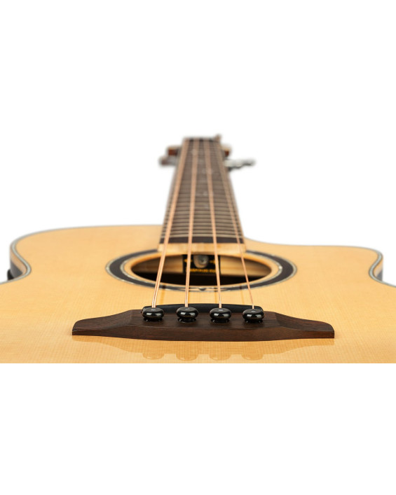 Ortega KTSM2-4 Ken Taylor Signature Series Acoustic Bass 4-String - Natural + Gig Bag