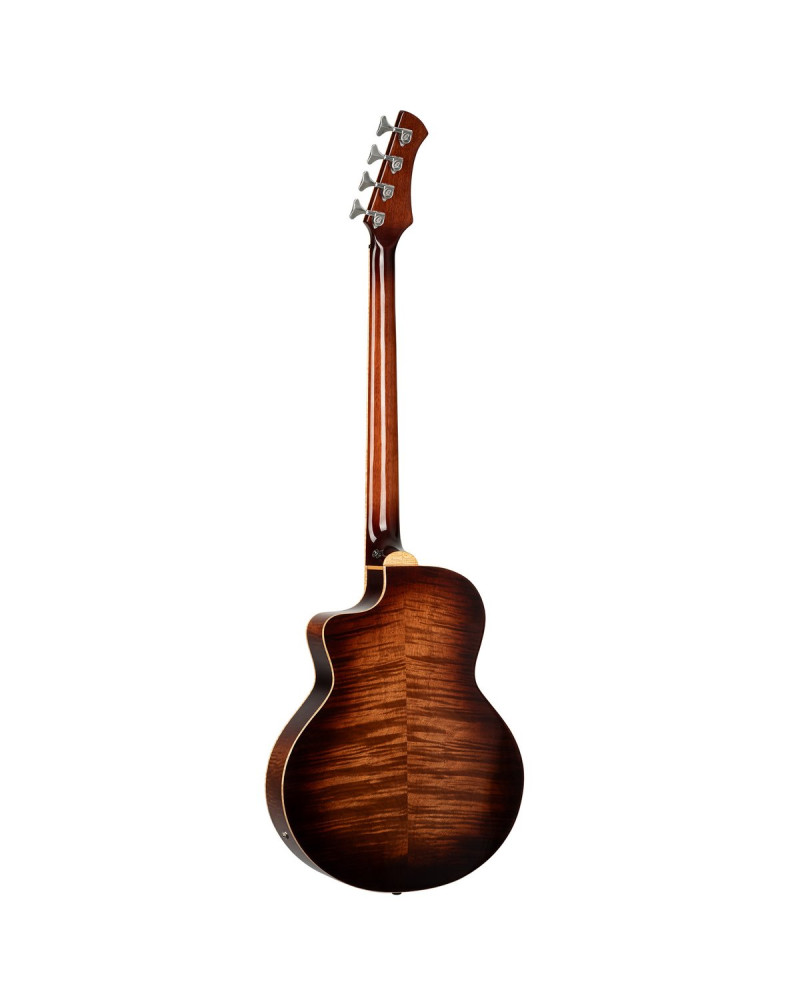 Ortega KTSM2-4 Ken Taylor Signature Series Acoustic Bass 4-String - Natural + Gig Bag