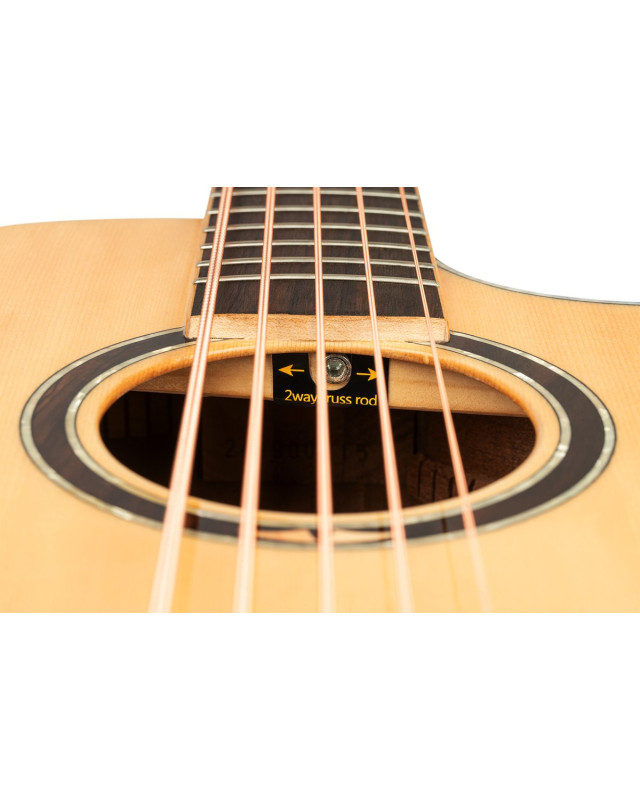 Ortega KTSM2-5 Ken Taylor Signature Series Acoustic Bass 5-String - Natural + Gig Bag
