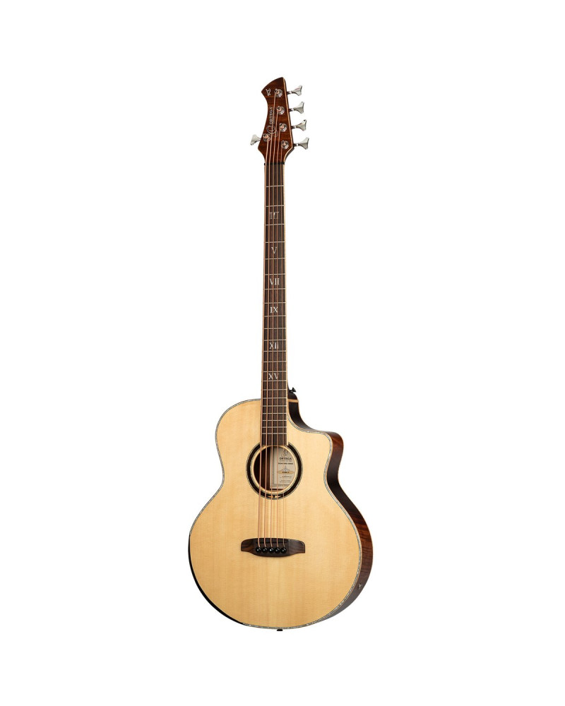 Ortega KTSM2-5 Ken Taylor Signature Series Acoustic Bass 5-String - Natural + Gig Bag