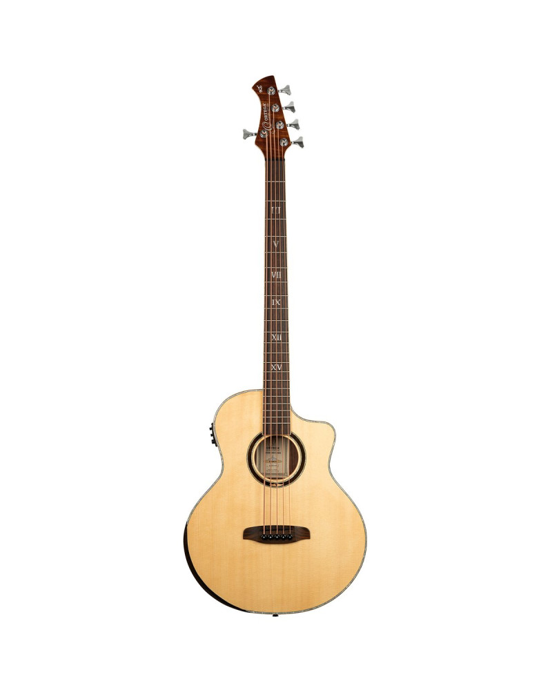 Ortega KTSM2-5 Ken Taylor Signature Series Acoustic Bass 5-String - Natural + Gig Bag