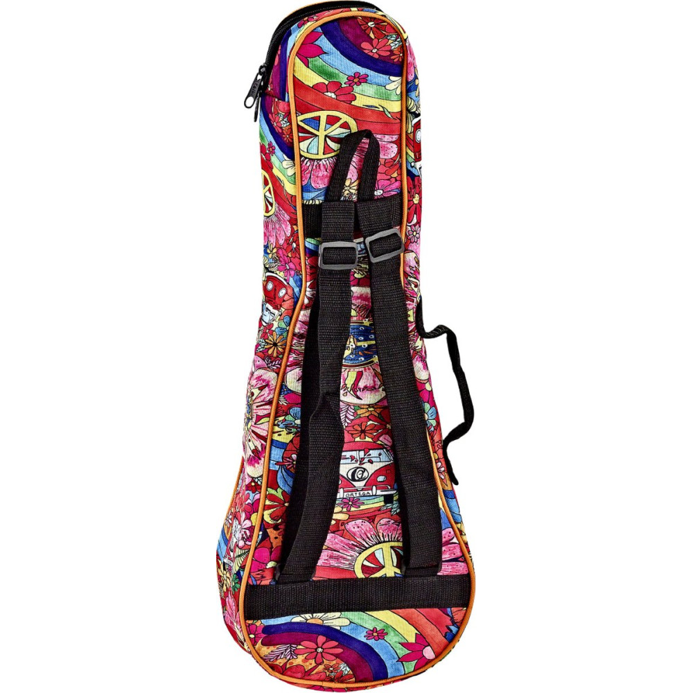 KEIKI Designer Series Concert Ukulele Bag - Peace '68