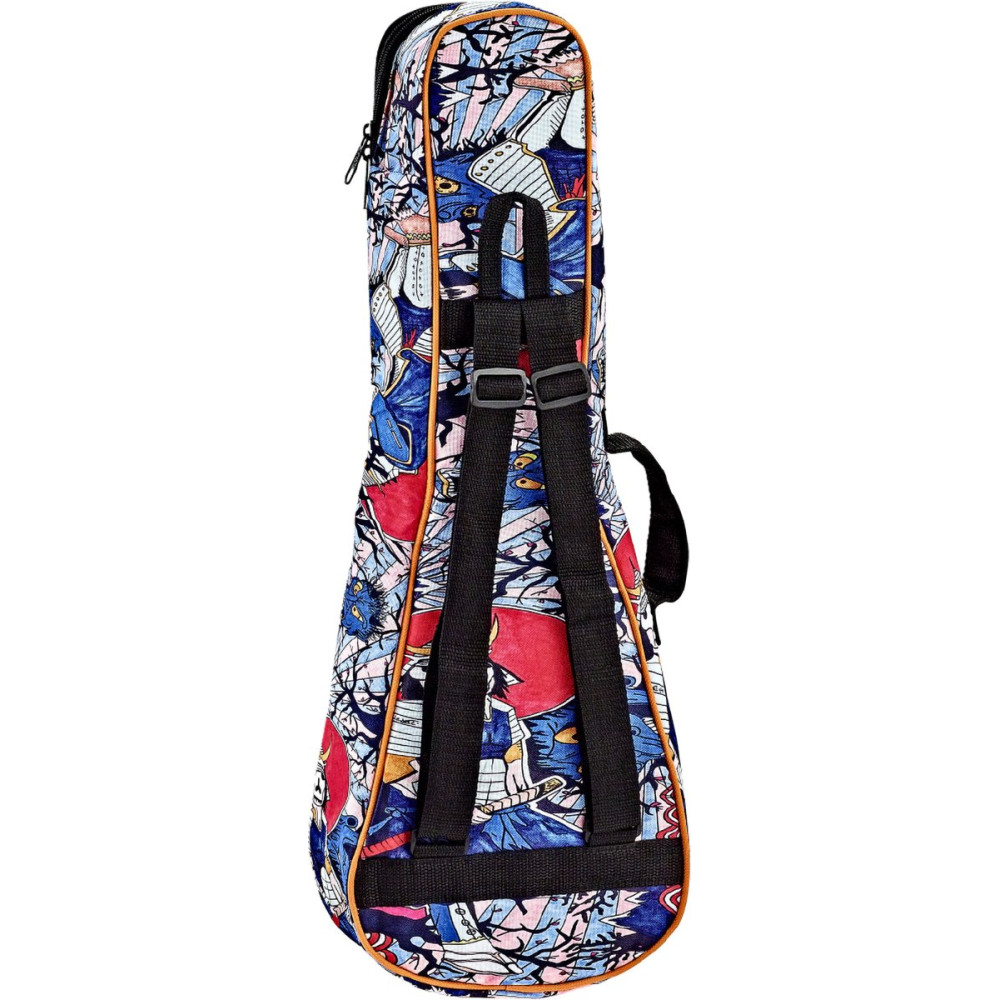 KEIKI Designer Series Concert Ukulele Bag - Samurai