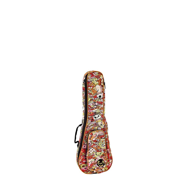 KEIKI Designer Series Concert Ukulele Bag - Voodoo Puppet
