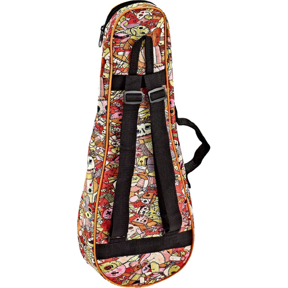 KEIKI Designer Series Soprano Ukulele Bag - Voodoo Puppet