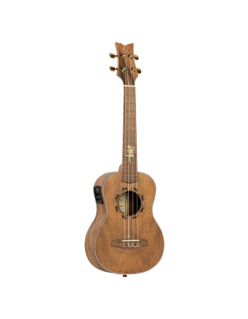 Ortega LIZARD-TE-GB Lizard Series Tenor Ukulele 4 String - Paldao Natural + Bag