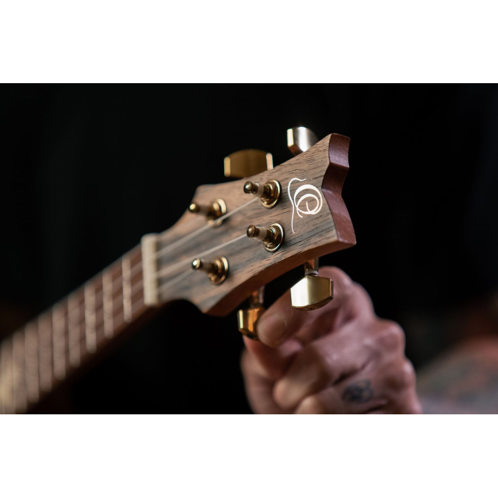 Ortega LIZARD-TE-GB Lizard Series Tenor Ukulele 4 String - Paldao Natural + Bag