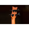 Ortega LIZZY-PRO Lizard Series Short Scale Fretless Uke Bass 4 String - Solid Mahogany Natural + Bag