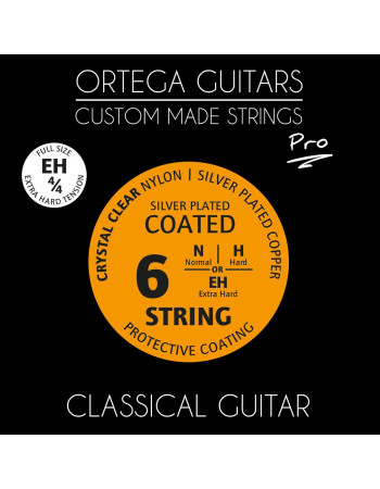 Ortega NYP44EH Custom Made Strings Pro 4/4 Scale - Classical Guitar 6 String