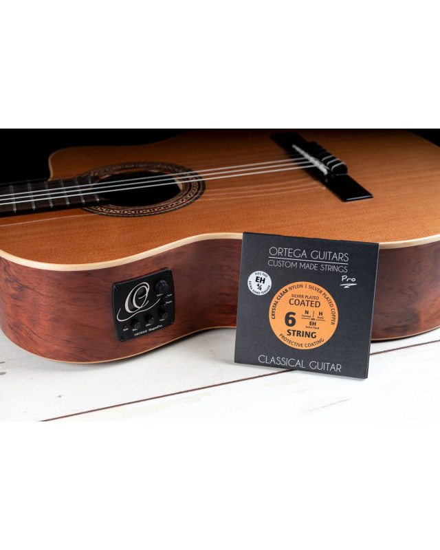 Ortega NYP44EH Custom Made Strings Pro 4/4 Scale - Classical Guitar 6 String