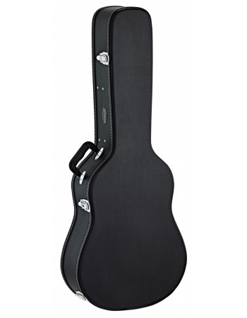 Ortega OACCSTD-DN Economy Dreadnought-Guitar-Hardcase - Black