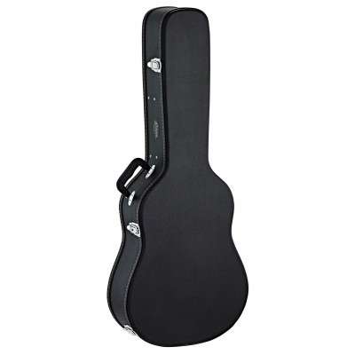 Ortega OACCSTD-DN Economy Dreadnought-Guitar-Hardcase - Black
