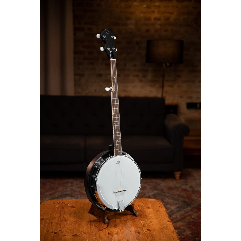 Ortega OBJ150-WB Americana Series Banjo 5 String - Mahogany Satin Whiskey Burst