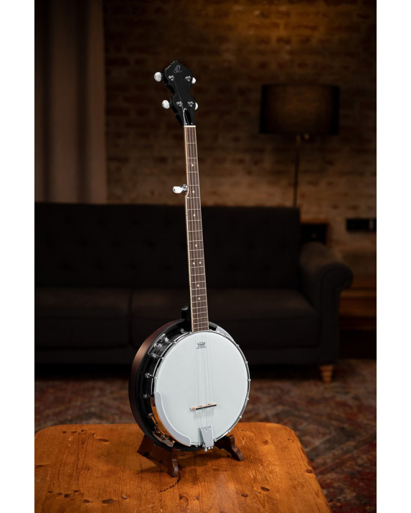 Ortega OBJ150-WB Americana Series Banjo 5 String - Mahogany Satin Whiskey Burst