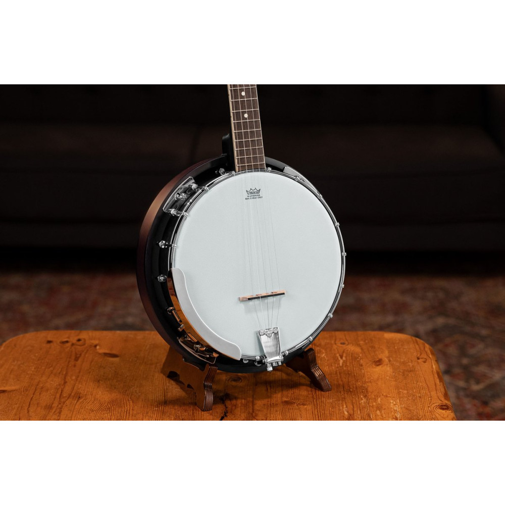 Ortega OBJ150-WB Americana Series Banjo 5 String - Mahogany Satin Whiskey Burst
