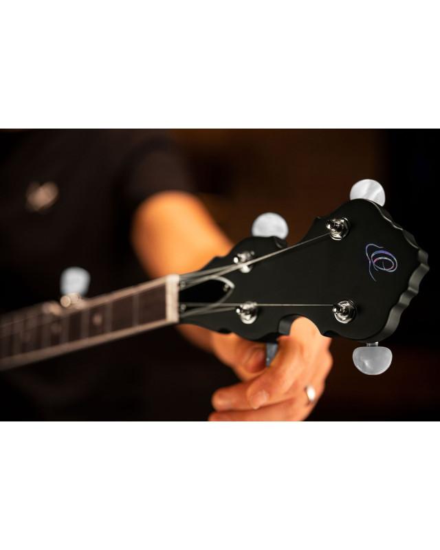 Ortega OBJ150-WB Americana Series Banjo 5 String - Mahogany Satin Whiskey Burst