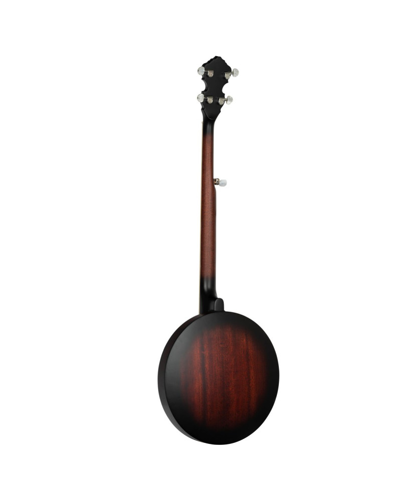 Ortega OBJ150-WB Americana Series Banjo 5 String - Mahogany Satin Whiskey Burst