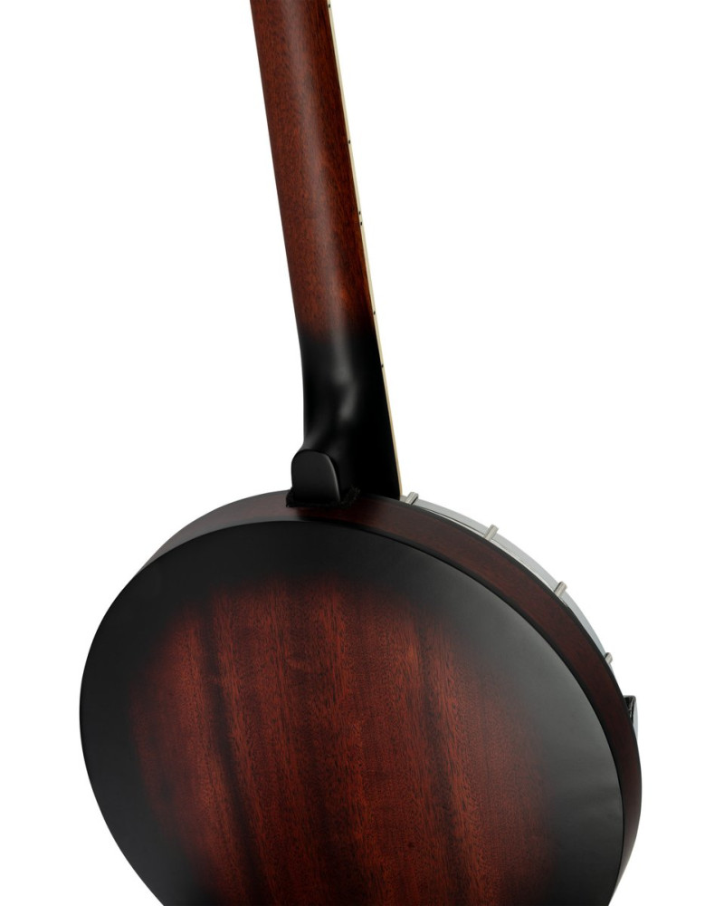 Ortega OBJ150-WB Americana Series Banjo 5 String - Mahogany Satin Whiskey Burst