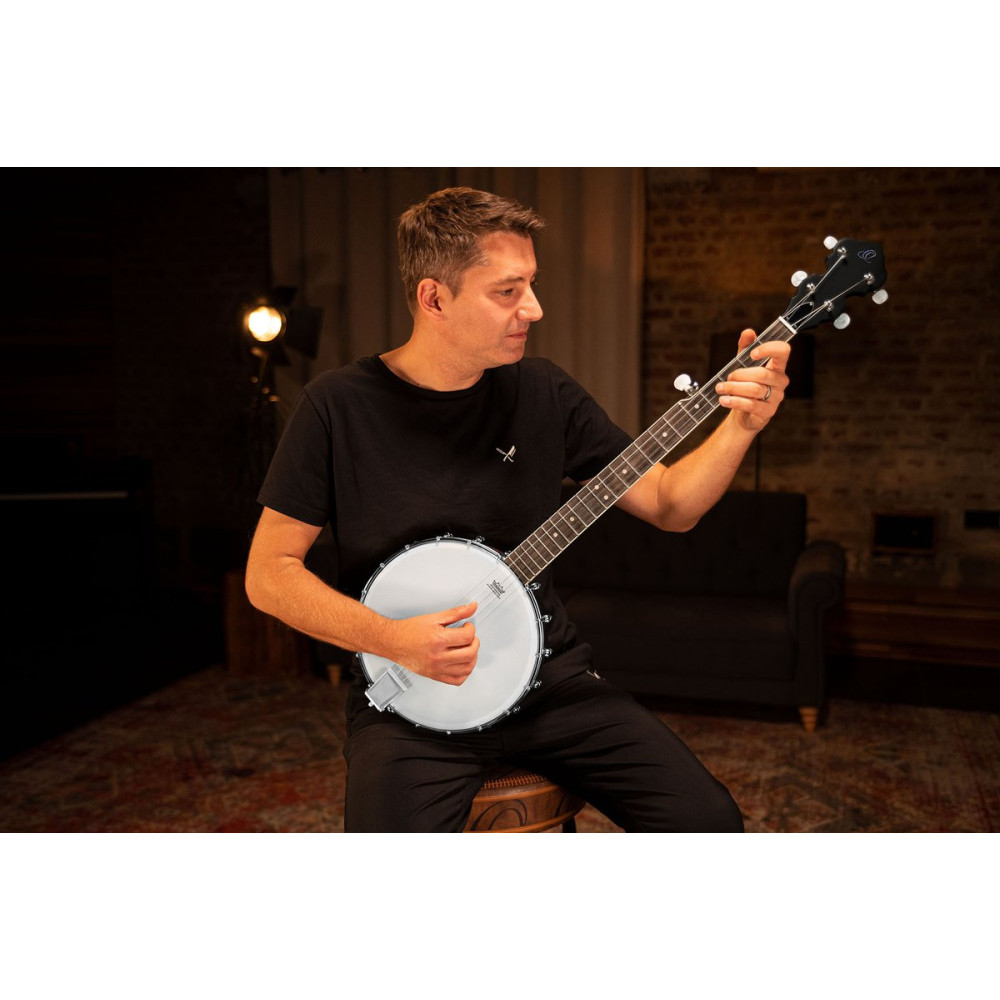 Ortega OBJ150OP-WB Americana Series Banjo 5 String - Open Back / Mahogany Satin Whiskey Burst