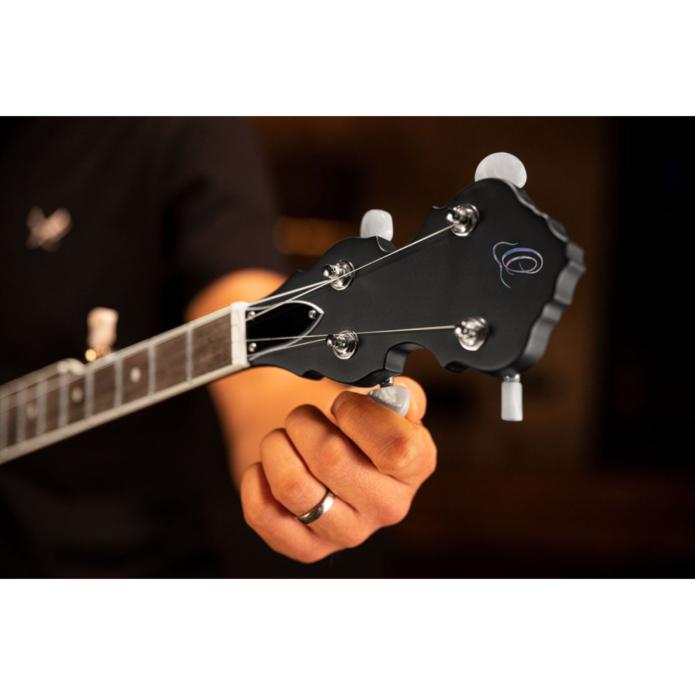 Ortega OBJ150OP-WB Americana Series Banjo 5 String - Open Back / Mahogany Satin Whiskey Burst