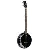 Ortega OBJ250-SBK Raven Series Banjo 5 String - Mahogany Black + Bag