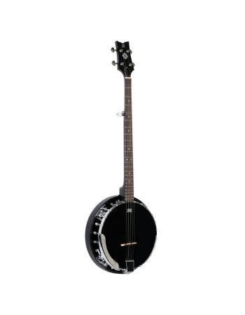 Ortega OBJ250-SBK Raven Series Banjo 5 String - Mahogany Black + Bag