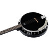Ortega OBJ250-SBK Raven Series Banjo 5 String - Mahogany Black + Bag