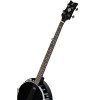 Ortega OBJ250-SBK Raven Series Banjo 5 String - Mahogany Black + Bag
