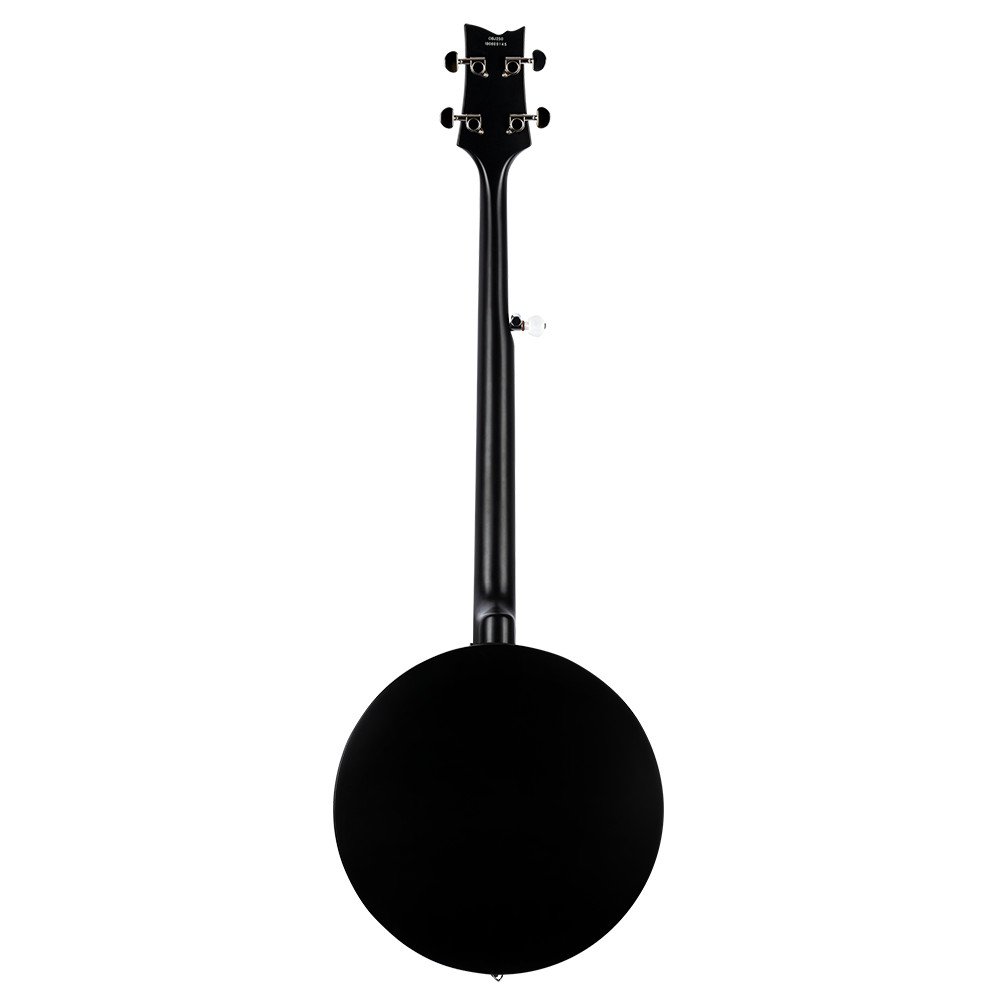Ortega OBJ250-SBK Raven Series Banjo 5 String - Mahogany Black + Bag