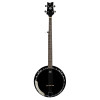 Ortega OBJ250-SBK Raven Series Banjo 5 String - Mahogany Black + Bag