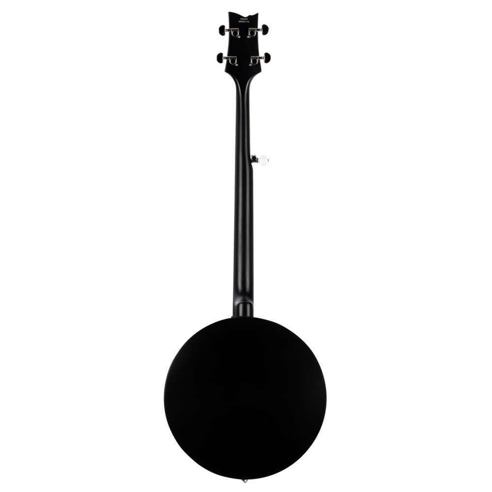 Ortega OBJ250-SBK Raven Series Banjo 5 String - Mahogany Black + Bag