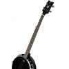 Ortega OBJ250-SBK Raven Series Banjo 5 String - Mahogany Black + Bag