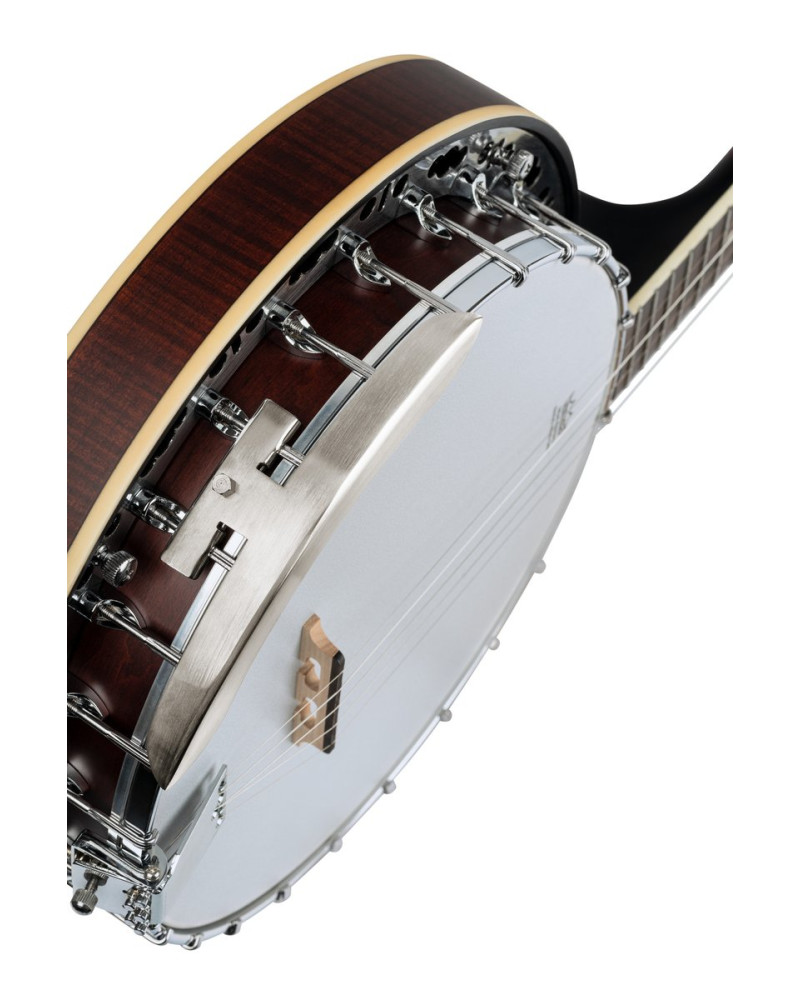 Ortega OBJ300-WB Americana Series Banjo 5 String - Open Back / Mahogany Satin Whiskey Burst