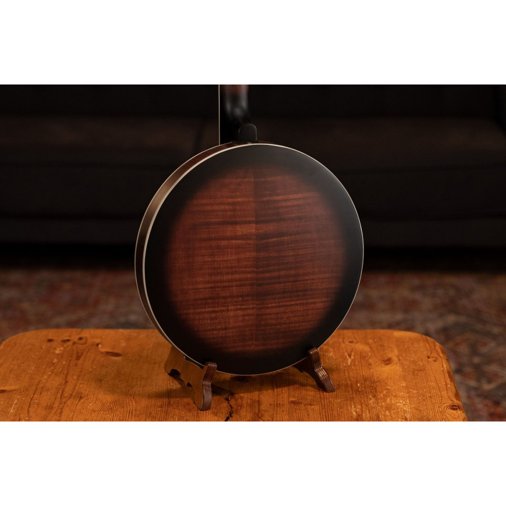 Ortega OBJ300-WB Americana Series Banjo 5 String - Open Back / Mahogany Satin Whiskey Burst