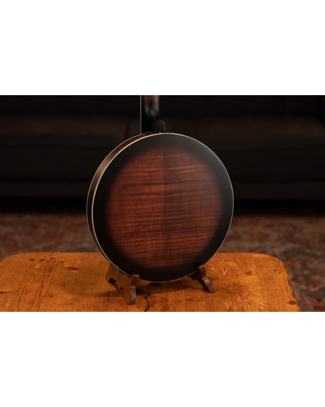 Ortega OBJ300-WB Americana Series Banjo 5 String - Open Back / Mahogany Satin Whiskey Burst