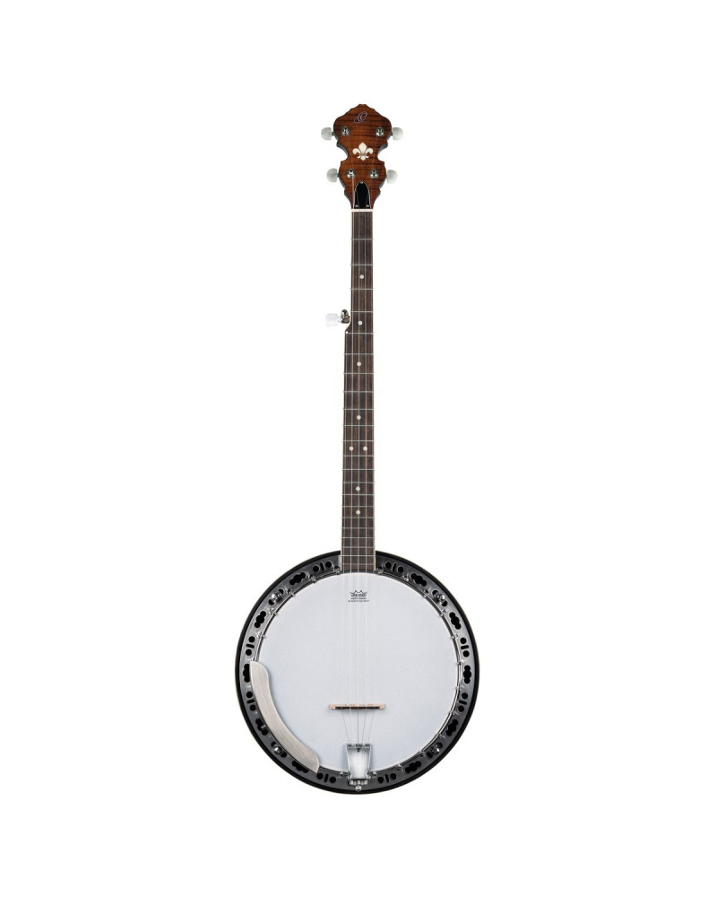 Ortega OBJ300-WB Americana Series Banjo 5 String - Open Back / Mahogany Satin Whiskey Burst