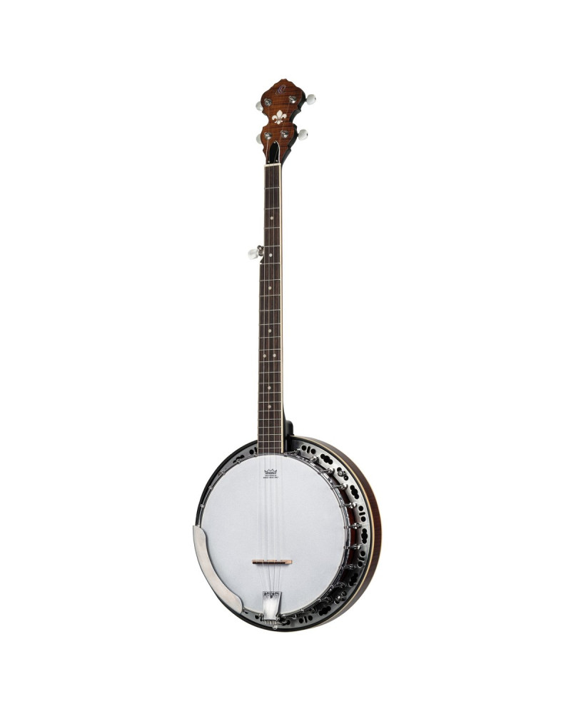 Ortega OBJ300-WB Americana Series Banjo 5 String - Open Back / Mahogany Satin Whiskey Burst
