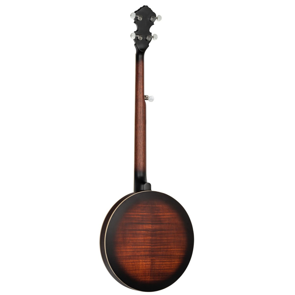 Ortega OBJ300-WB Americana Series Banjo 5 String - Open Back / Mahogany Satin Whiskey Burst