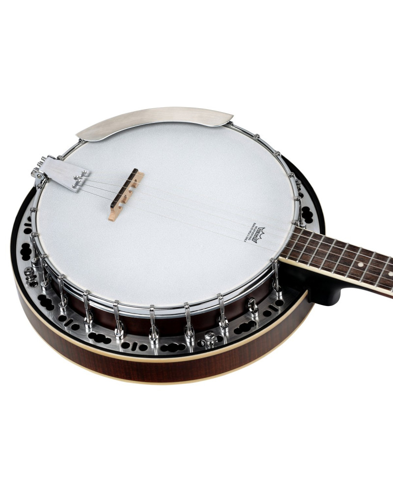 Ortega OBJ300-WB Americana Series Banjo 5 String - Open Back / Mahogany Satin Whiskey Burst