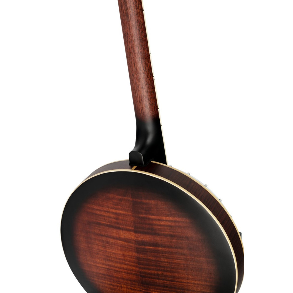 Ortega OBJ300-WB Americana Series Banjo 5 String - Open Back / Mahogany Satin Whiskey Burst