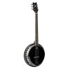 Ortega OBJ350/6-SBK Raven Series Banjo 6 String - Mahogany Black + Bag