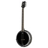 Ortega OBJ350/6-SBK Raven Series Banjo 6 String - Mahogany Black + Bag