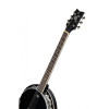 Ortega OBJ350/6-SBK Raven Series Banjo 6 String - Mahogany Black + Bag