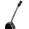 Ortega OBJ650-SBK Raven Series Banjo 5 String - Mahogany Black + Bag