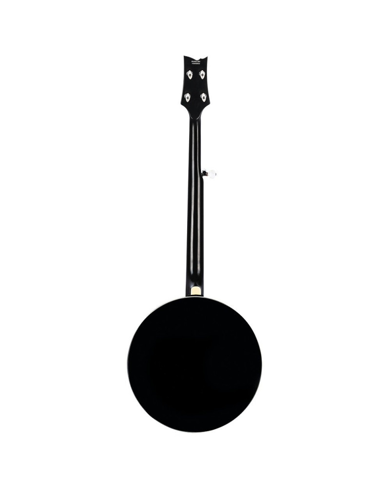 Ortega OBJ650-SBK Raven Series Banjo 5 String - Mahogany Black + Bag